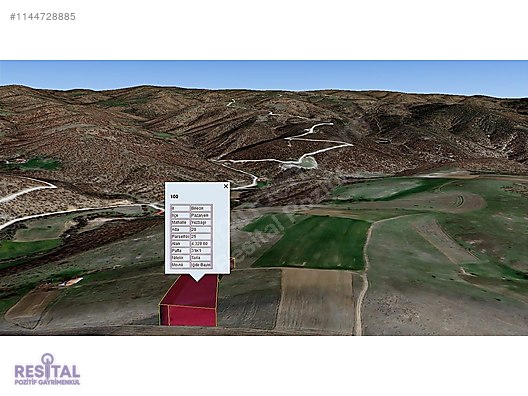 BİLECİK PAZARYERİ YÜZBAŞI MAH.'DE SATILIK TARLA