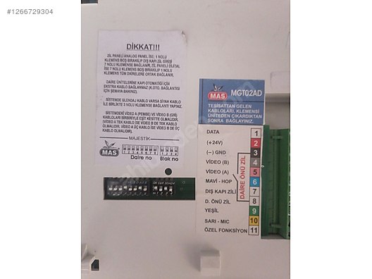 Used & Brand New Items / Garden & Home Improvement / Home Improvement / Installation Materials / Intercom & Doorbell