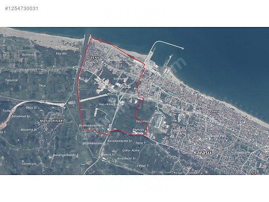 SAKARYA KARASU LİMAN GİRİŞİNE YAKIN TİCARİ İMARLI 5140 M2 ARSA #1254730031