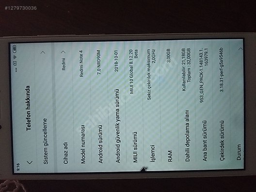 Used & Brand New Items / Cell Phones & Accessories / Cell Phones / Xiaomi / Redmi Note 4