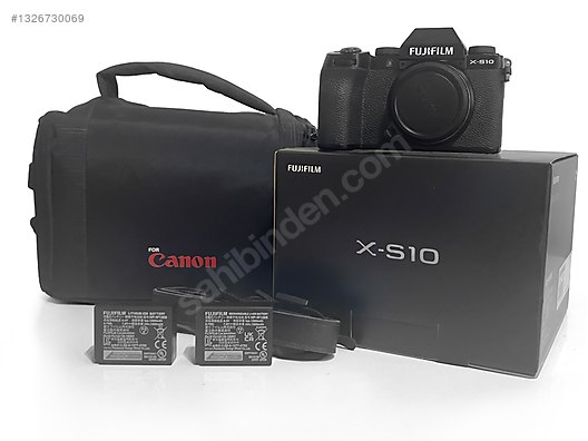 【美品】FUJIFILM X-S10 本体 バッテリー2個 Aynasız / Fujifilm / X-S10 / Fujifilm X-S10 Body Sorunsuz Eksiksiz