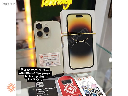 Apple / iPhone 14 Pro / iPhone 14 pro 256 pil 77 temiz sorunsuz