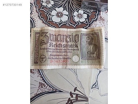 REIchan ページ☆。.:＊・゜ Europe / 1939 Alman Nazi Parası 20 Reichmark on sahibinden.com