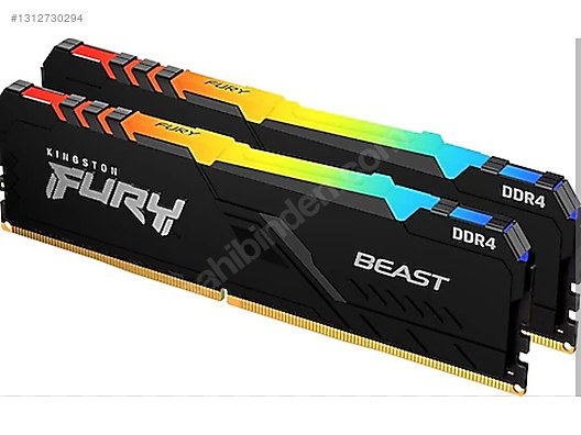 Kingston Fury Beast RGB 16GB (2x8) 3600MHz CL17 sahibinden.comda