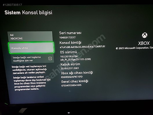 İkinci El ve Sıfır Alışveriş / Oyunculara Özel / Oyun Konsolu / Xbox One X