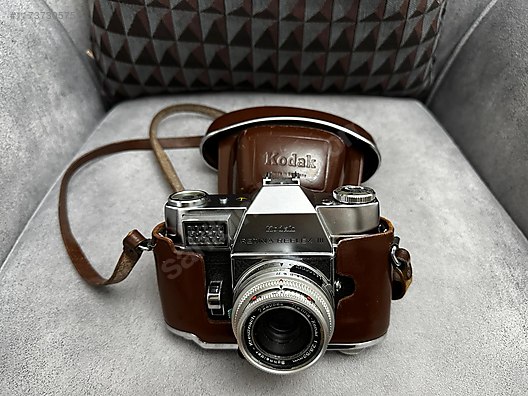 Kodak Retina Reflex 美品 交換レンズ3本セット 動作良好 Diğer / 1962 Model Kodak Retina Reflex 3 Fotoğraf Makinası
