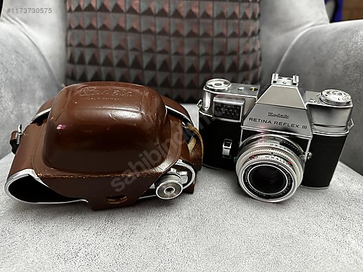 Kodak Retina Reflex 美品 交換レンズ3本セット 動作良好 Diğer / 1962 Model Kodak Retina Reflex 3 Fotoğraf Makinası