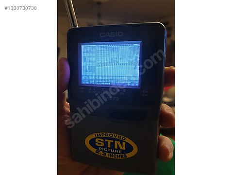 SANYO　モデルT5100 77年製TV UHF VHF STN CASİO TV-770 MİNİ TV. SUPER TWİSTED. VHF VE UHF ANALOG YAYIN