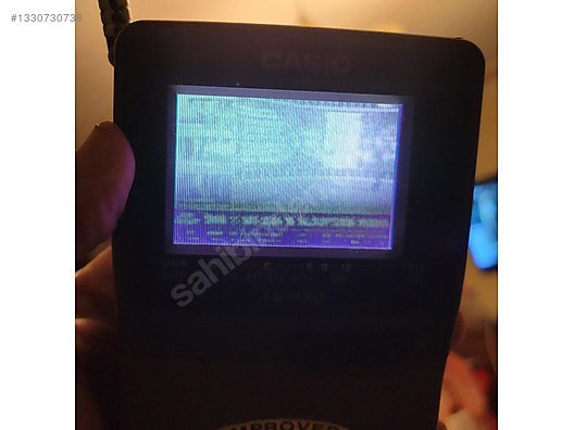 STN CASİO TV-770 MİNİ TV. SUPER TWİSTED. VHF VE UHF ANALOG YAYIN