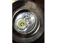 Ultraviyole UV + Beyaz Powerled combo fener, şarjlı pil destekli