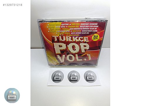 Türkçe pop 3 CD li box albüm, ücretsiz kargo - Müzik CD leri