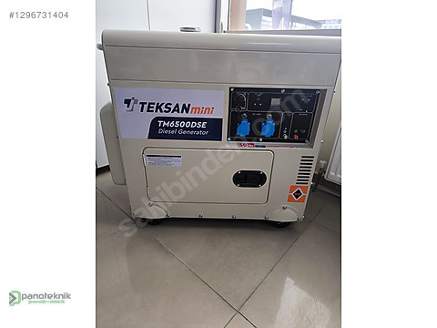 TEKSAN 6,5kVA MONOFAZE DİZEL KABİNLİ PORTATİF JENERATÖR - Türkiye