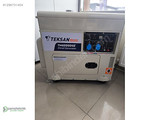 TEKSAN 6,5kVA MONOFAZE DİZEL KABİNLİ PORTATİF JENERATÖR - Türkiye