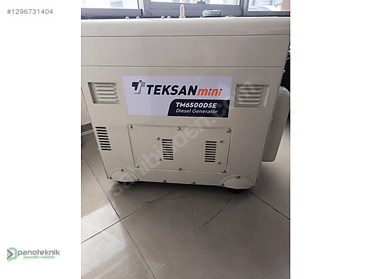 TEKSAN 6,5kVA MONOFAZE DİZEL KABİNLİ PORTATİF JENERATÖR - Türkiye