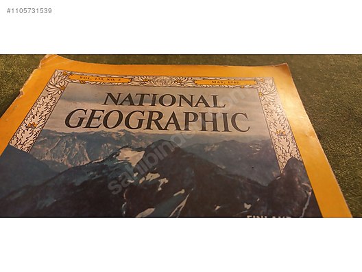 ANTİKA- NATIONAL GEOGRAPHIC-MAYIS 1968 YABANCI BASKI İNGİLİZCE - Antika Antika Dergi ve Çeşitli Antika Eşyalar sahibinden.com'da