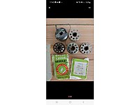 Antika orjinal Beko dikiş makinesi için masuralar ve iğneleri.