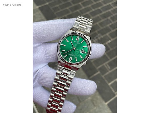 Citizen / Citizen Otomatik Green Dial Parlak Yeşil Kadran