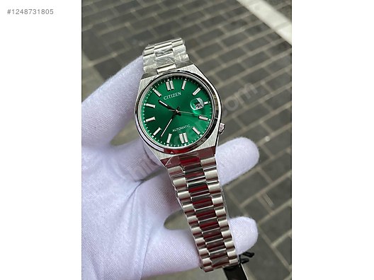 Citizen / Citizen Otomatik Green Dial Parlak Yeşil Kadran