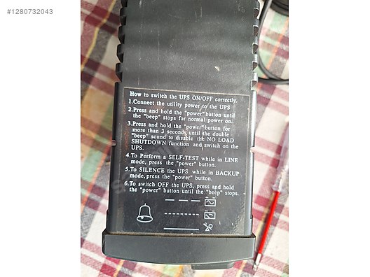 İkinci El ve Sıfır Alışveriş / Bilgisayar / Çevre Birimleri / Kesintisiz Güç Kaynağı (UPS)