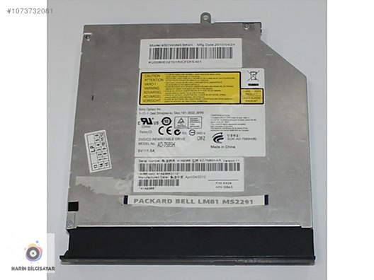 Packard Bell Easynote Lm81 Pew91 Tk85 Ms2291 Dvd Sürücü At.