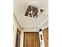 Kristal taşlı avize