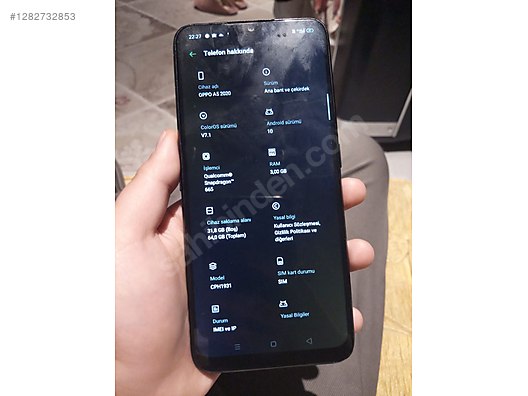 İkinci El ve Sıfır Alışveriş / Cep Telefonu & Aksesuar / Cep Telefonu / Oppo / A5 (2020)