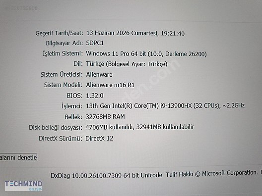 Alienware / Dell Alienware M16 R1 | RTX 4080 | i9 | 32GB RAM