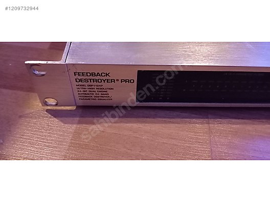 behringer feedback destroyer pro dsp1124p 24bit Parametrik EQ