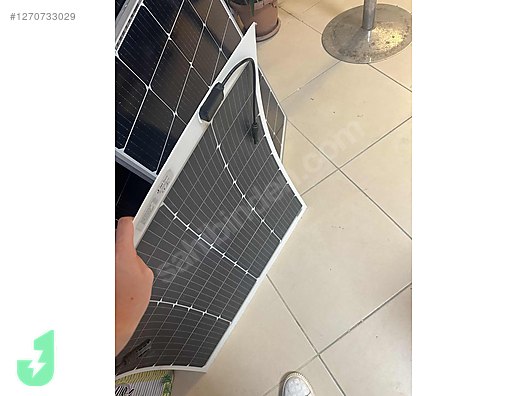Güneş Enerjisi Sistemi - Jetsun 100 watt Monokristal esnek güneş paneli