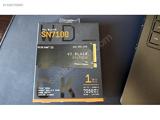 WD Black SN7100 1TB 7250MB/s - 6900MB/s sahibinden.comda - 1328733683