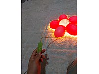 Cicek tip ikea aydinlatma