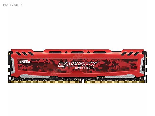 Ballistix 8GB DDR4 2666Mhz Ram soğutuculu on sahibinden.com