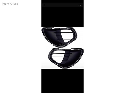 261522524R RENAULT 261522524R MEGANE 3 Sis Farı Kapak Takımı Ürün Sıfır Orjinal OEM 261522524R Oto Mavili