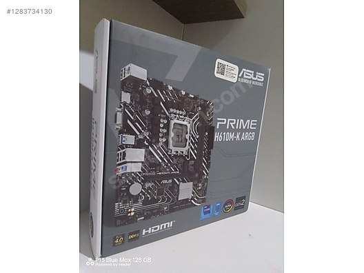 PRIME H610M-K ARGB DDR5 5600MHz M.2 HDMI VGA mATX 1700p - Anakart ve Tüm Masaüstü Bilgisayar Parçaları sahibinden.com'da
