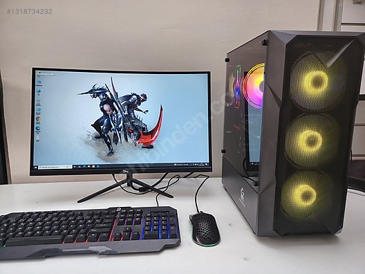 Toplama / RYZEN 5 5500 RX 5600XT 16GB RAM 512GB SSD 24 İNÇ 180 HZ