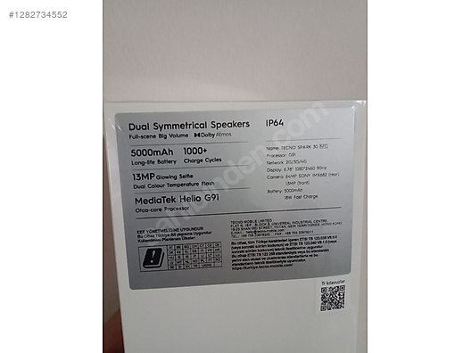 Used & Brand New Items / Cell Phones & Accessories / Cell Phones / Tecno / Spark 30