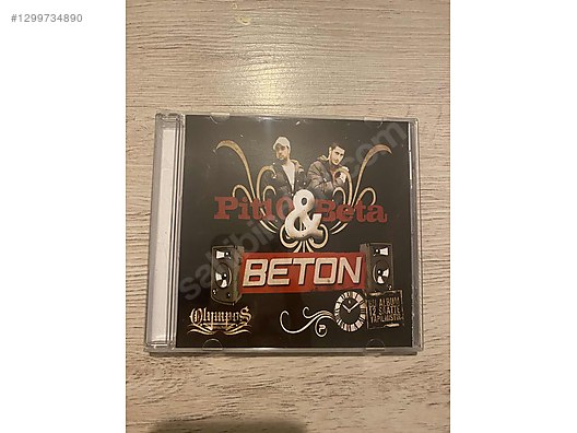 Beta & pit10(imzalı) beton türkçe rap albüm cd - Müzik CD leri