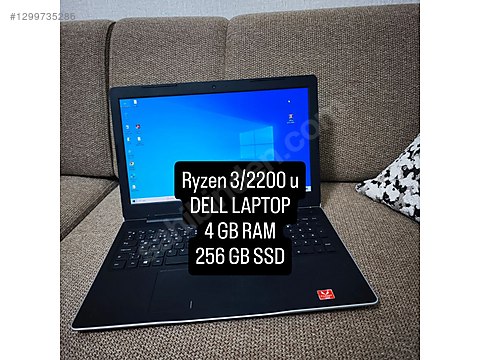 Dell / DELL LAPTOP AMD Ryzen 3 2200U İŞLEMCİ 256 GB SSD sahibinden