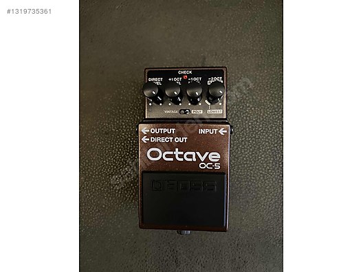 SIFIR SAYILIR BOSS OCTAVE 5 - Efekt Pedalı ve Diğer Enstrüman Yan