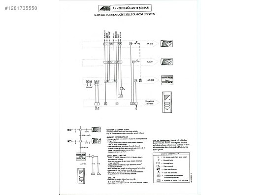 Audio AS 2020 kapıcısız tek zil sesli santral - Diyafon & Zil ve Yapı Malzemeleri sahibinden.com'da