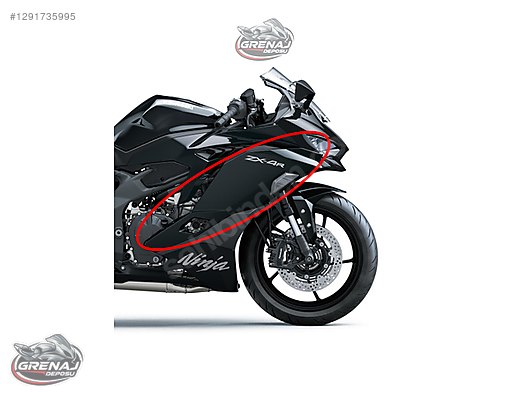 Grenaj / KAWASAKİ NINJA ZX4R 2025 SAĞ ORTA GRENAJ STİCKER DAHİL