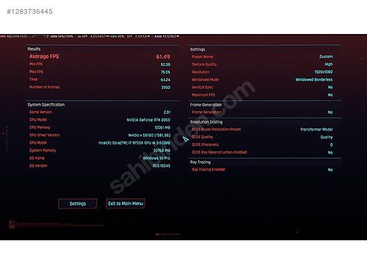 İkinci El ve Sıfır Alışveriş / Bilgisayar / Masaüstü / Donanım / Ekran Kartı