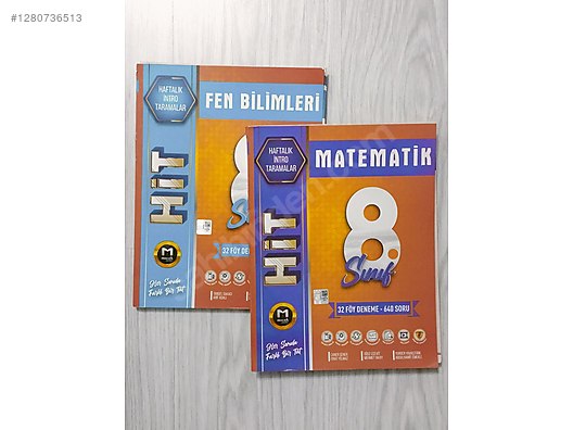 Mozaik LGS 8. sınıf Matematik + Fen HİT 32 Föy Deneme 640 soru