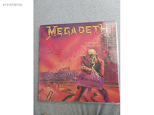 Megadeth Peace sells ilk baskı - Müzik Plakları Alışverişte İlk