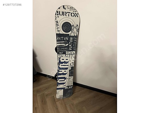 Temiz, işlemsiz, Burton BULLET 154cm Camber, BAĞLAMASI YOK on