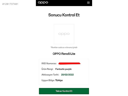İkinci El ve Sıfır Alışveriş / Cep Telefonu & Aksesuar / Cep Telefonu / Oppo / Reno5 Lite