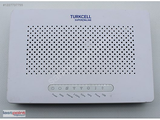 Türkcell Süperonline ZTE ZXHN H267A Fiber Voip Modem 2.4/5 GHz on