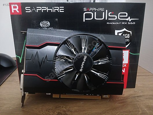 Ekran Kartı Rx 550 Pulse 4gb Gddr5 Seclıfe Ekran Kartı 4Gb Rx550