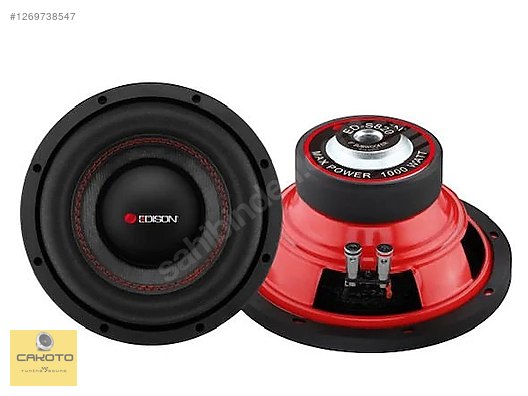 Hoparlör / Subwoofer / EDISON ED-2008S 200RMS 1000W 20CM SUBWOOFER
