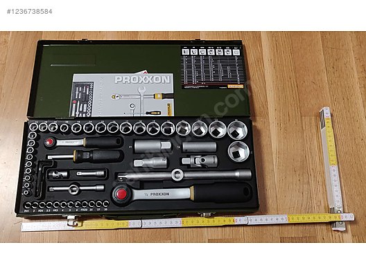 Ratchet & Socket Wrench / Proxxon 1/2 ve 1/4 23040 Lokma Anahtar